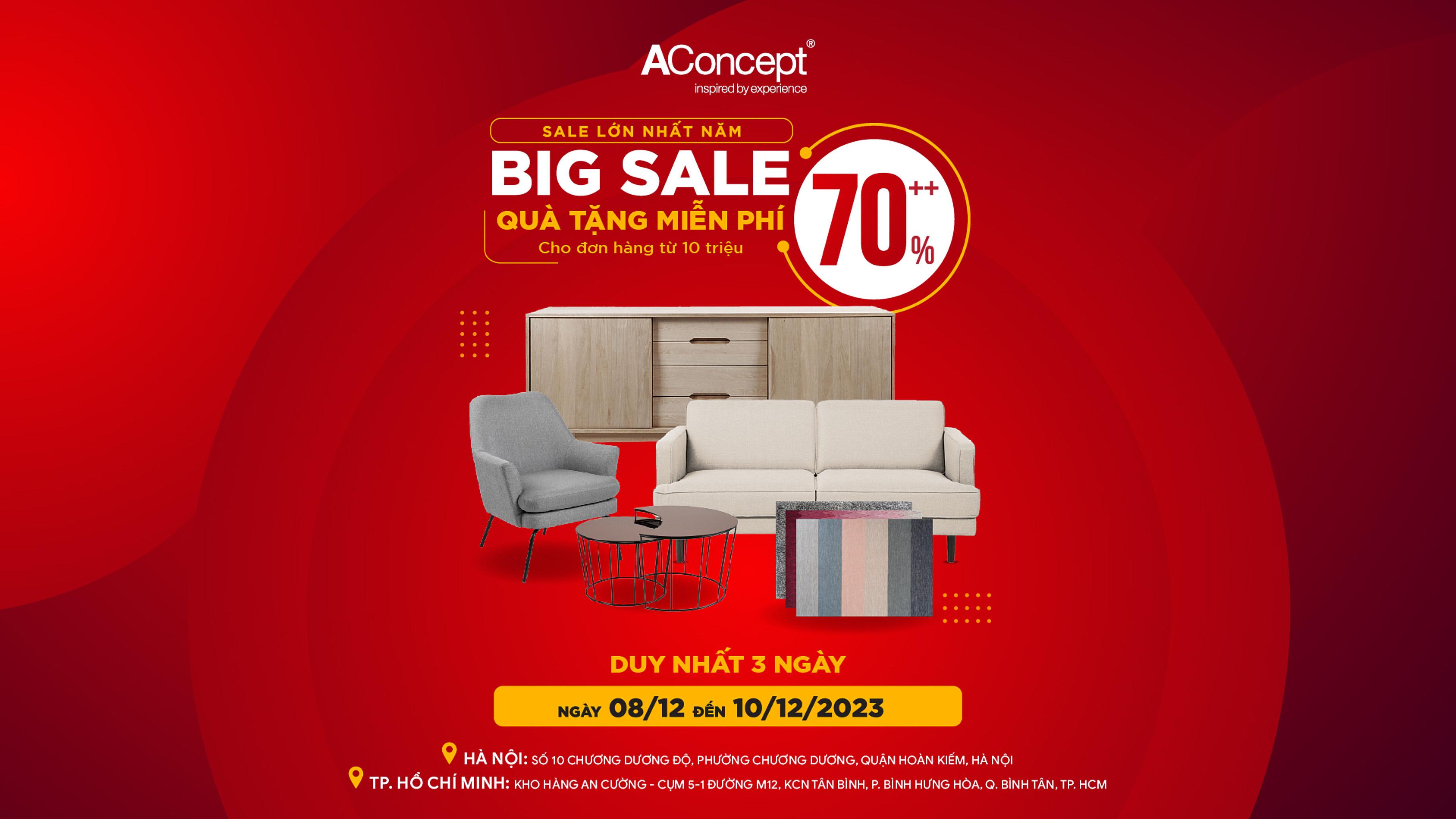 ĐẠI TIỆC BIGSALE BÙNG NỔ - GIẢM GIÁ LÊN ĐẾN 70%++