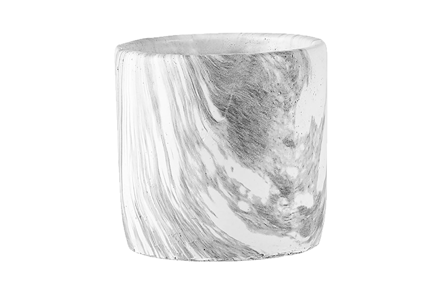 Marble-grained cement jars