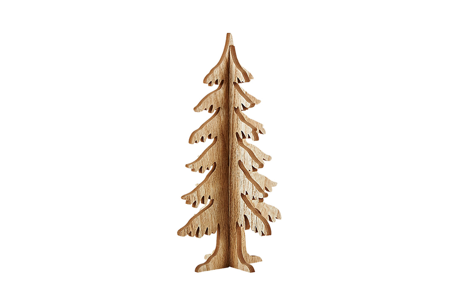 Set of 2 pine-shaped candles
