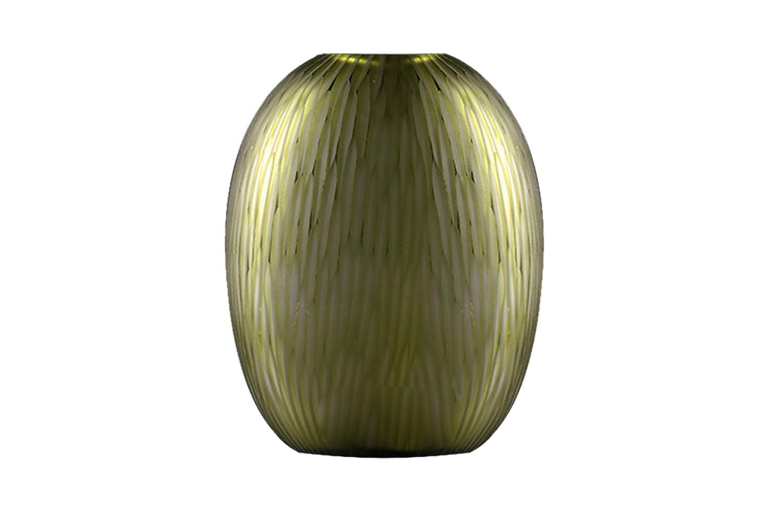 Glass flower vase B2424