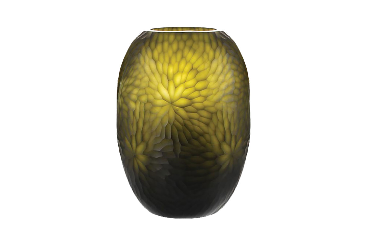 Glass flower vase B809
